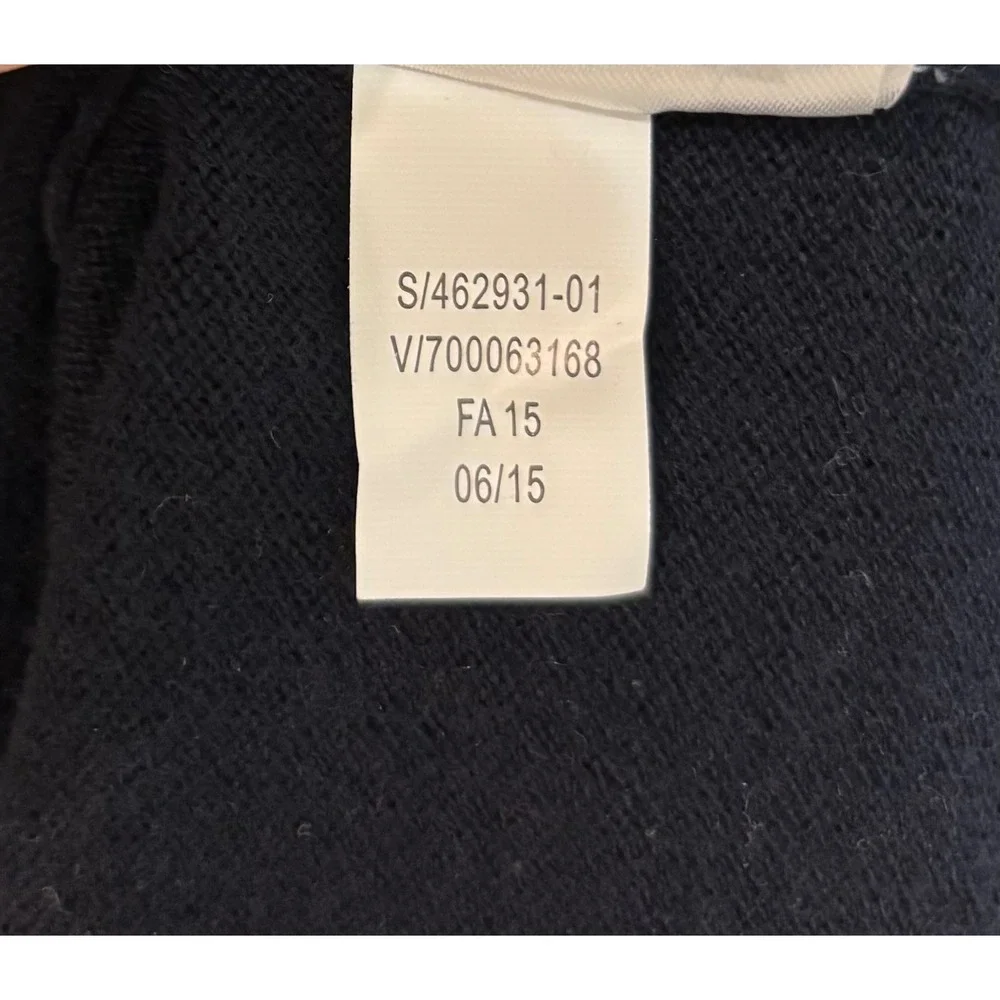 Banana‎ Republic Mens Sweater Large L Shawl Collar Navy Blue Knitwear Top